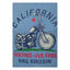 King Kerosin California t-shirt smoke blue KING KEROSIN MOTOVEIKALS 21