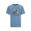 King Kerosin California t-shirt smoke blue KING KEROSIN MOTOVEIKALS 21