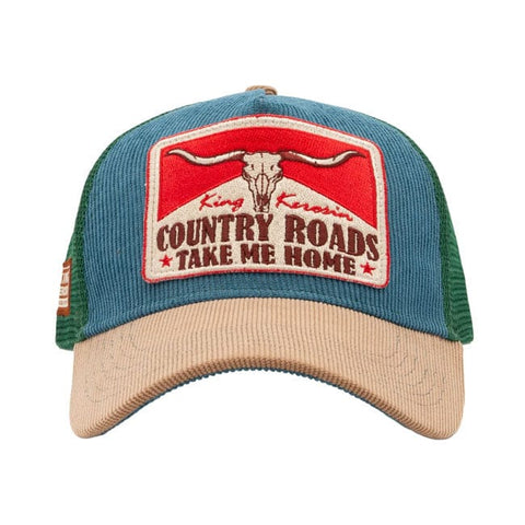 King Kerosin Country Roads cap smoke blue KING KEROSIN MOTOVEIKALS 21