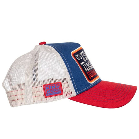 King Kerosin It''s fucking time to ride cap red&blue KING KEROSIN MOTOVEIKALS 21