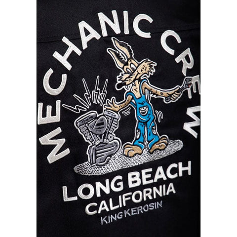 King Kerosin Mechanic Crew shirt black KING KEROSIN MOTOVEIKALS 21