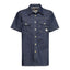 King Kerosin Motor Crew denim worker shirt dark blue wash KING KEROSIN MOTOVEIKALS 21
