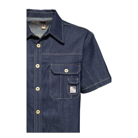 King Kerosin Motor Crew denim worker shirt dark blue wash KING KEROSIN MOTOVEIKALS 21