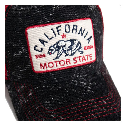 King Kerosin Motor State cap black KING KEROSIN MOTOVEIKALS 21
