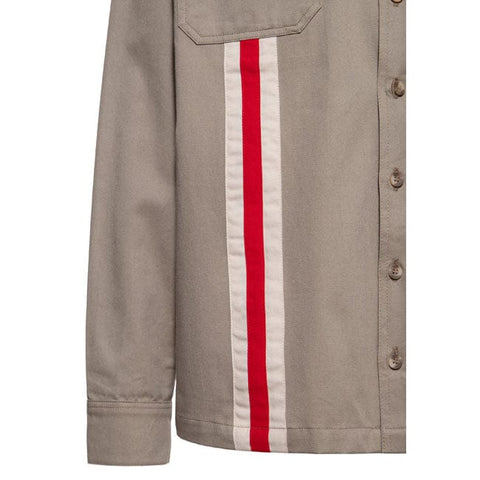 King Kerosin Motorstate shirt khaki KING KEROSIN MOTOVEIKALS 21