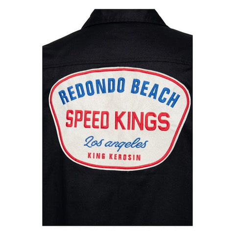 King Kerosin Redondo Beach work shirt black KING KEROSIN MOTOVEIKALS 21