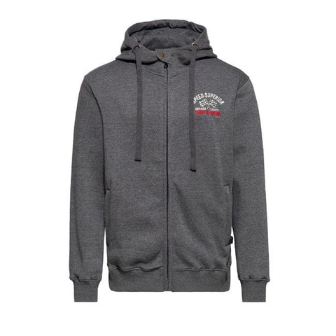 King Kerosin Speed King zip hoodie steel grey KING KEROSIN MOTOVEIKALS 21