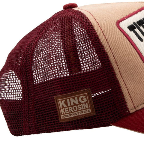 King Kerosin Tities, Beer & Choppers cap light brown KING KEROSIN MOTOVEIKALS 21