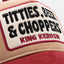 King Kerosin Tities, Beer & Choppers cap light brown KING KEROSIN MOTOVEIKALS 21