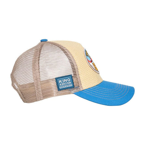 King Kerosin Titties And Beer cap beige/blue KING KEROSIN MOTOVEIKALS 21