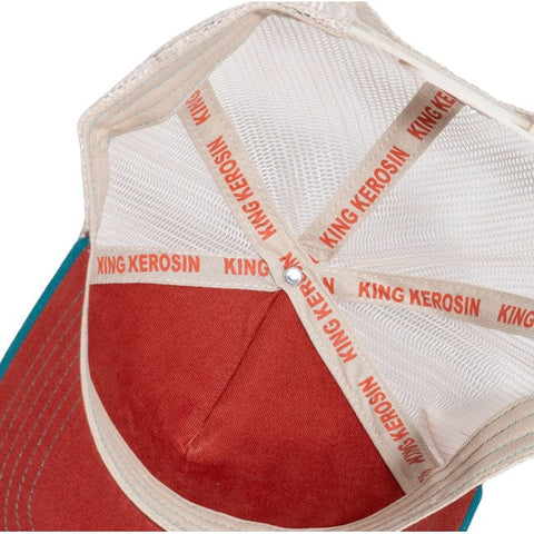 King Kerosin Tough old crow cap red&blue KING KEROSIN MOTOVEIKALS 21