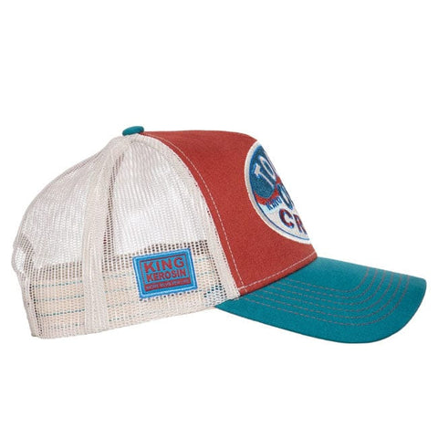 King Kerosin Tough old crow cap red&blue KING KEROSIN MOTOVEIKALS 21