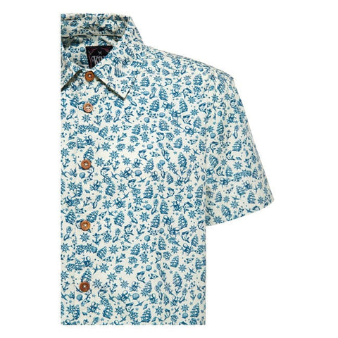 King Kerosin Vintage Sea Pattern t-shirt off white KING KEROSIN MOTOVEIKALS 21