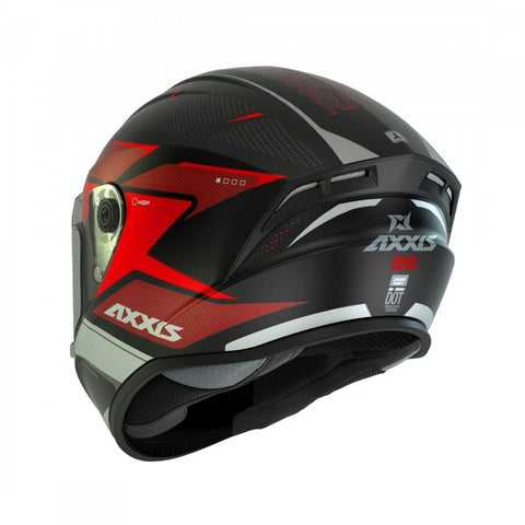 Ķivere AXXIS Draken S Sunray B5 gloss fluor red 2XL AXXIS MOTOVEIKALS 21