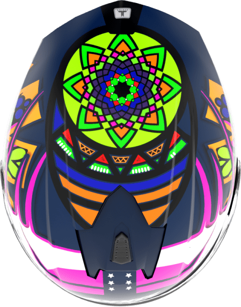 Ķivere AXXIS full face Draken S STAR C7 with blue / white / pink S AXXIS MOTOVEIKALS 21