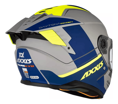 Ķivere AXXIS HAWK Evo SV DAYTONA FF122 C2 gray matte AXXIS MOTOVEIKALS 21