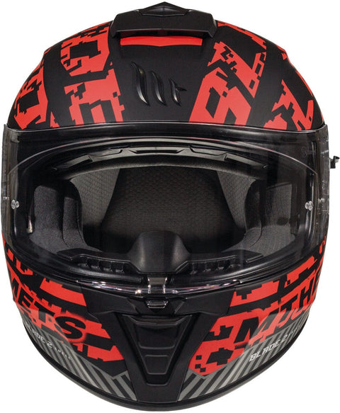 Ķivere Full Face MT Helmet BLADE 2 SV CHECK B5 matte red XS MT HELMETS MOTOVEIKALS 21