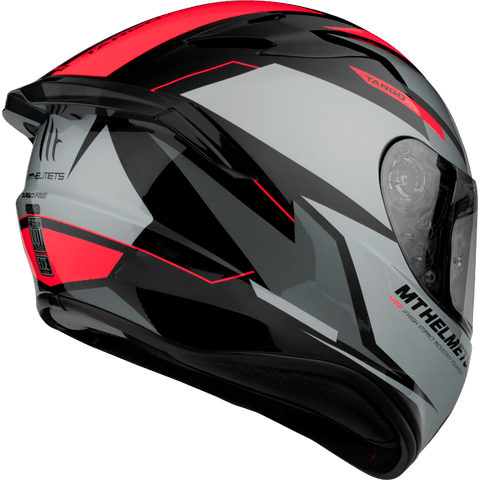 Ķivere FULL FACE MT Helmets FF106PRO TARGO PRO SOUND D15 GLOSS FLUOR RED L MT HELMETS MOTOVEIKALS 21