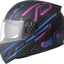 Ķivere GMS Hexago Graphic Blue Violet GMS MOTOVEIKALS 21