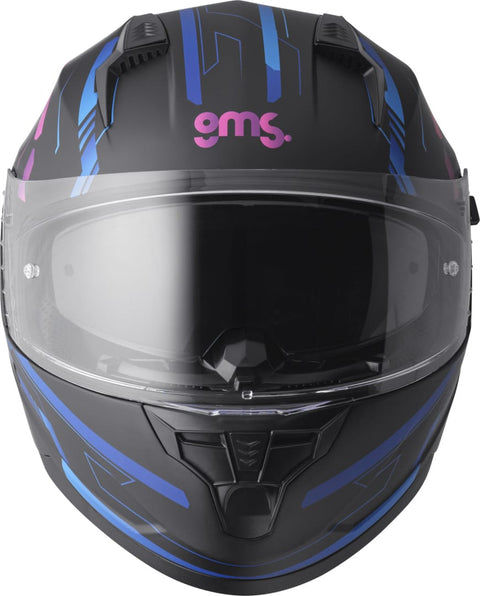 Ķivere GMS Hexago Graphic Blue Violet GMS MOTOVEIKALS 21