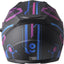 Ķivere GMS Hexago Graphic Blue Violet GMS MOTOVEIKALS 21