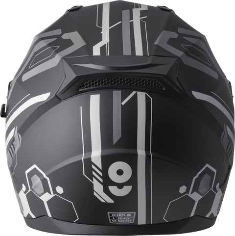 Ķivere GMS Hexago Graphic matt grey GMS MOTOVEIKALS 21