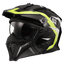 Ķivere LS2 DRIFTER OF606 TRIALITY gloss black H-V yellow L LS2 MOTOVEIKALS 21