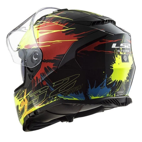 Ķivere LS2 FF800 STORM DROP black yellow red 2XL LS2 MOTOVEIKALS 21