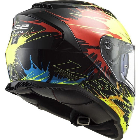 Ķivere LS2 FF800 STORM DROP black yellow red 2XL LS2 MOTOVEIKALS 21