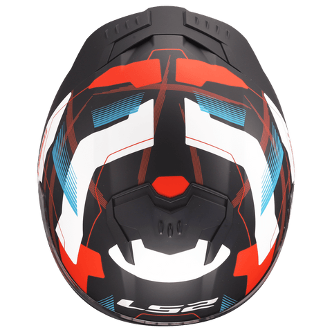 Ķivere LS2 FF808 Stream II Mika White Blue Red-06 LS2 MOTOVEIKALS 21