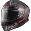 Ķivere LS2 FF811 VECTOR II KAMO gloss black blue titanium S LS2 MOTOVEIKALS 21