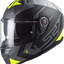 Ķivere LS2 FF811 VECTOR II SPLITTER matte titanium H-V yellow 2XL LS2 MOTOVEIKALS 21