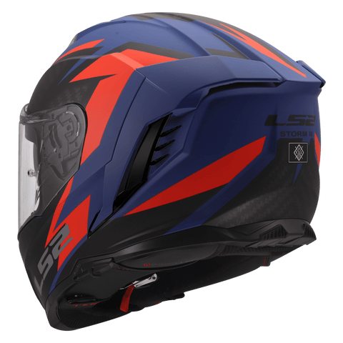 Ķivere LS2 FF818 STORM III DYNAMO blue red LS2 MOTOVEIKALS 21