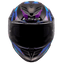 Ķivere LS2 FF818 STORM III KAOS black purple blue LS2 MOTOVEIKALS 21