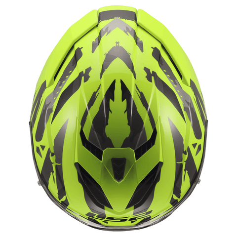 Ķivere LS2 FF818 STORM III KAOS H-V yellow LS2 MOTOVEIKALS 21