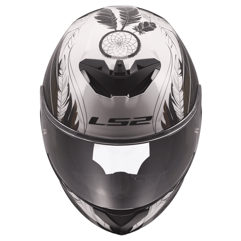 Ķivere LS2 FF820 RAPID III BOHO white black pink LS2 MOTOVEIKALS 21