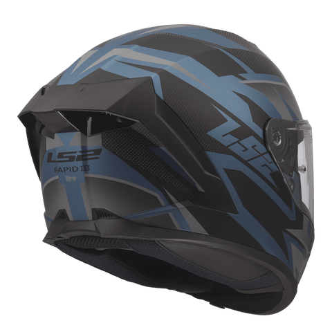 Ķivere LS2 FF820 RAPID III XTREM black blue petrol LS2 MOTOVEIKALS 21