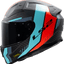 Ķivere LS2 VECTOR II FF811 C GRID red cyan LS2 MOTOVEIKALS 21