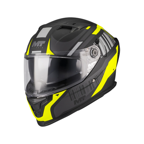 Ķivere MT Helmets Braker SV Cockpit B13 matt black / H-V yellow MT HELMETS MOTOVEIKALS 21