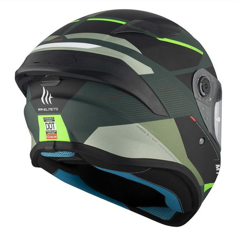 Ķivere MT Helmets full-face TARGO S KAY green black matte L MT HELMETS MOTOVEIKALS 21