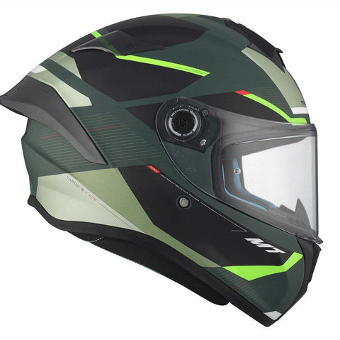 Ķivere MT Helmets full-face TARGO S KAY green black matte L MT HELMETS MOTOVEIKALS 21
