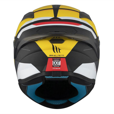 Ķivere MT Helmets full-face TARGO S KAY yellow black matte S MT HELMETS MOTOVEIKALS 21