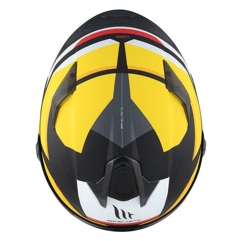 Ķivere MT Helmets full-face TARGO S KAY yellow black matte S MT HELMETS MOTOVEIKALS 21