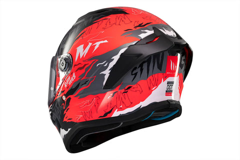 Kivere MT Helmets Stinger 2 Ardent C5 gloss black / red MT HELMETS MOTOVEIKALS 21