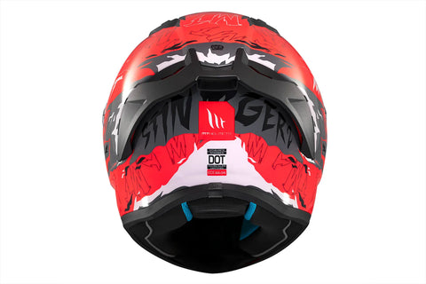 Kivere MT Helmets Stinger 2 Ardent C5 gloss black / red MT HELMETS MOTOVEIKALS 21
