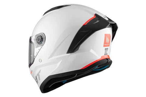 Ķivere MT Helmets Stinger 2 Solid A0 gloss white pearl MT HELMETS MOTOVEIKALS 21