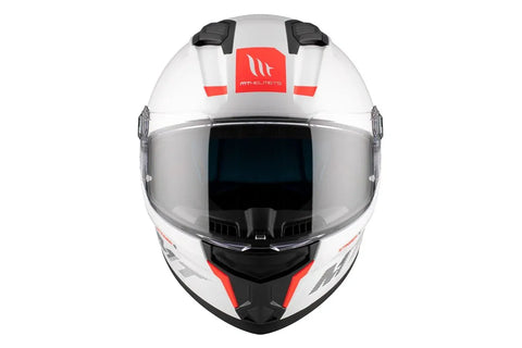 Ķivere MT Helmets Stinger 2 Solid A0 gloss white pearl MT HELMETS MOTOVEIKALS 21