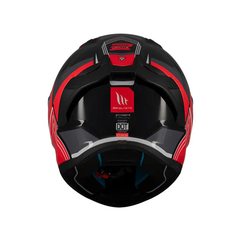 Ķivere MT Helmets Stinger 2 Tron B15 gloss black / red MT HELMETS MOTOVEIKALS 21