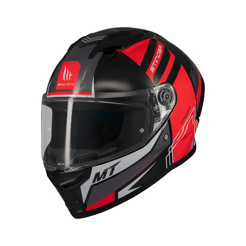 Ķivere MT Helmets Stinger 2 Tron B15 gloss black / red MT HELMETS MOTOVEIKALS 21