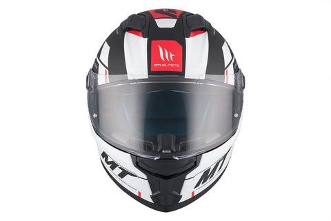 Ķivere MT Helmets STINGER 2 ZIVZE B5 FF126 black / white / red matte L MT HELMETS MOTOVEIKALS 21